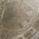 Ancient eastern brass plate engraved with Mamluk decoration – 96
