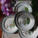 12 dessert plates Saint-Amand