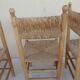 Vintage straw chair