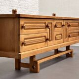 Vintage Oak Sideboard by Guillerme and Chambron for Your Home, 1960s