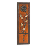 Vintage 1970s flower wall decoration