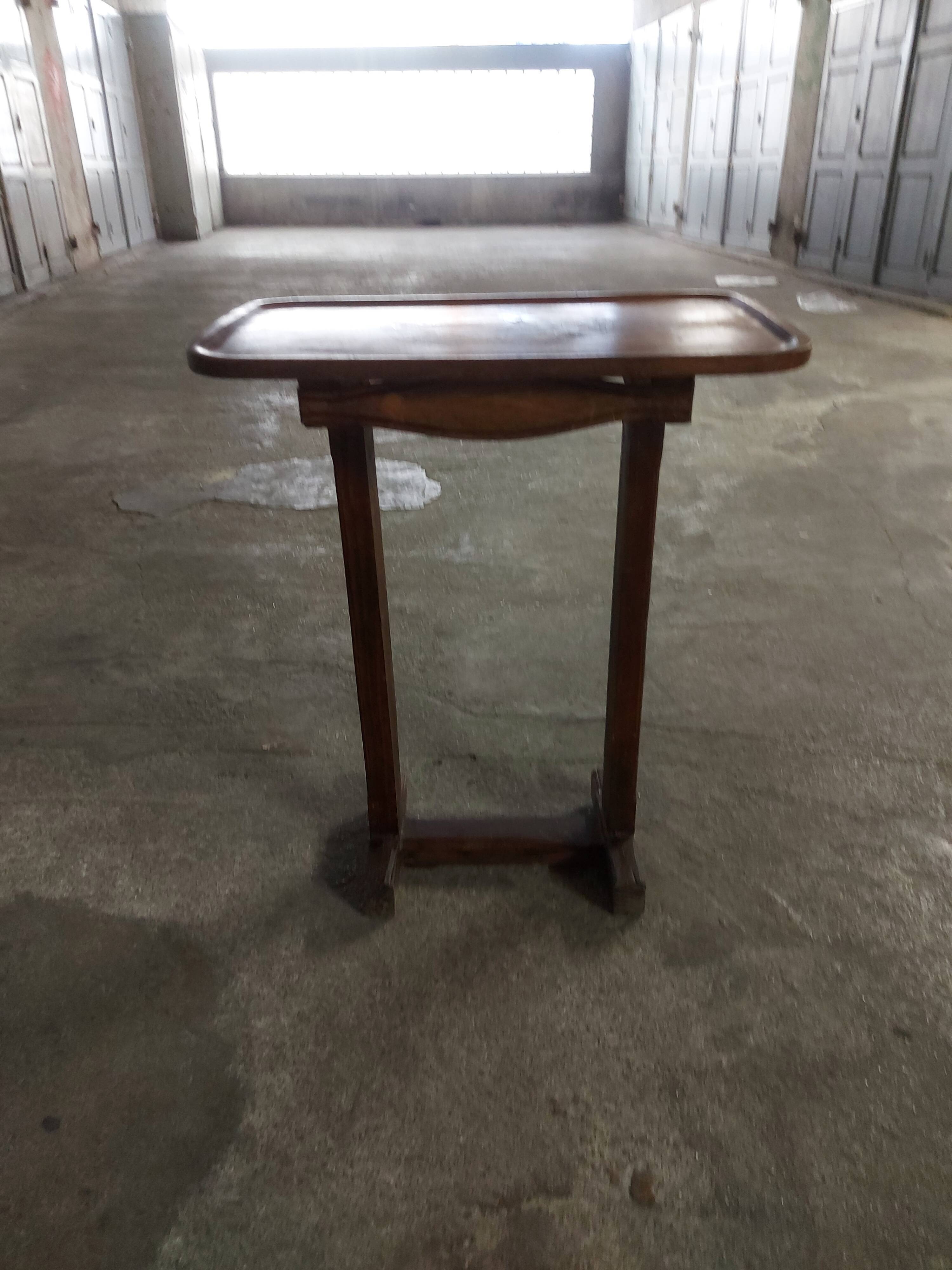 Art Deco marquetry side table
