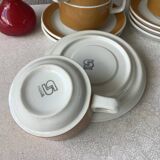 Tasses Sarreguemines design 70'