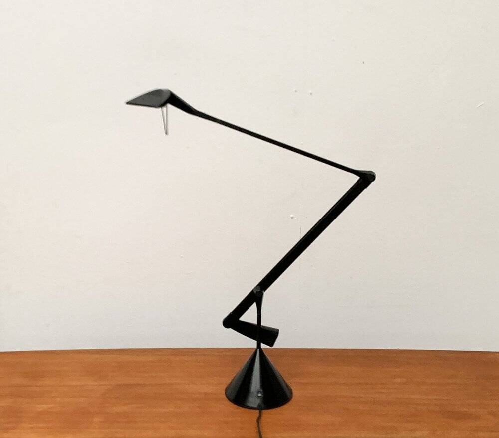 Vintage postmodern Italian table lamp Zelig by Walter Monici for Lumina, 1990s.