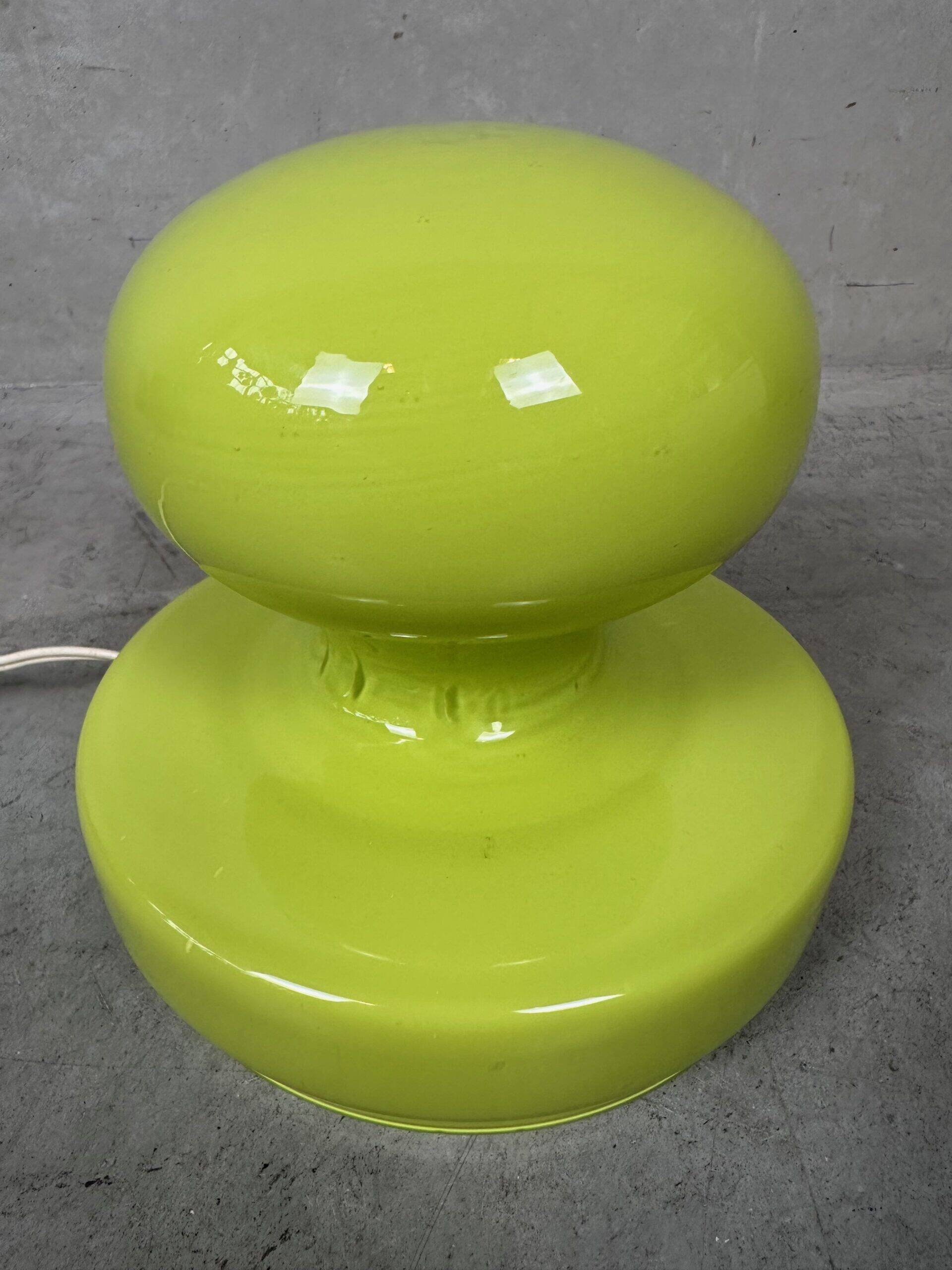Vintage mushroom table lamp – glass