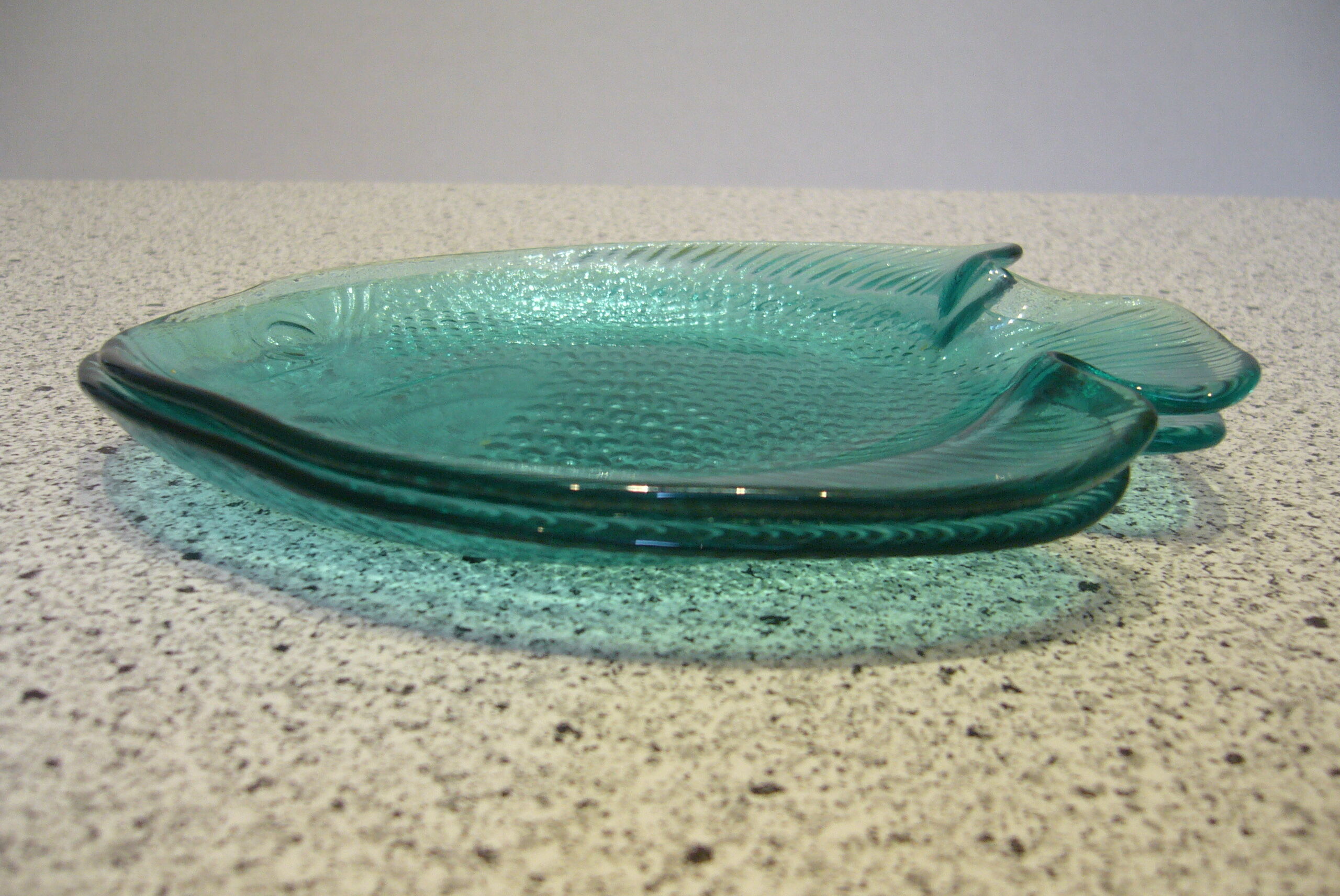 Two fish-shaped bowls