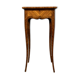 Louis XV style work table in marquetry circa 1900