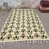 Tapis beni ouraine fait main traditionnelle taille 200 x 300 cm