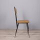 SET OF 6 VINTAGE 1960S METAL AND LEATHER CHAIRS, ITALIAN DESIGN