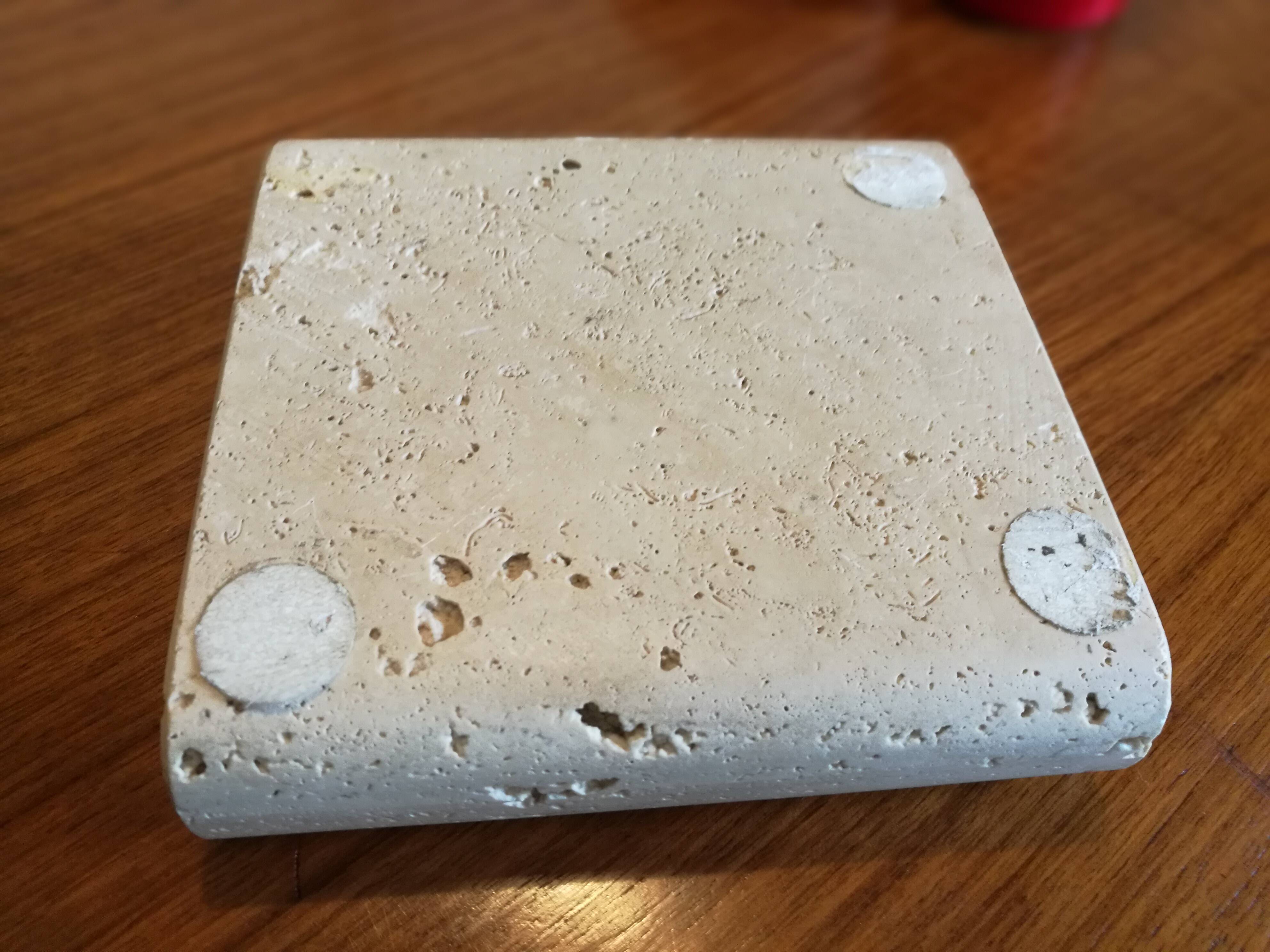 Fratelli Mannelli travertine ashtray