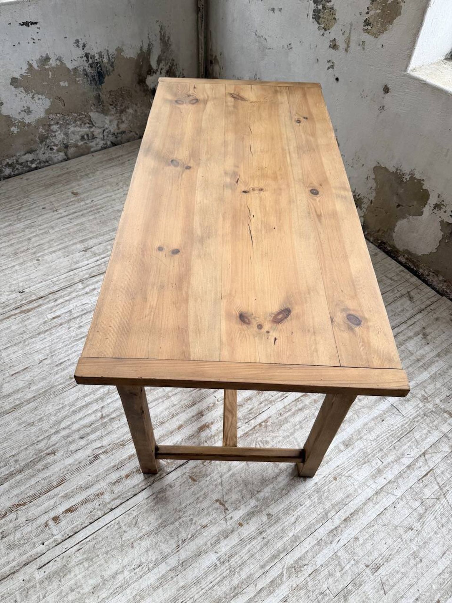 Farm table in pine, 1950s