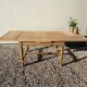 Farmhouse table with extensions up to 223 cm