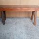 Bench 101 cm old patinated solid wood