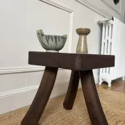 Brutalist tripod stool