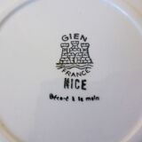 Round Gien dish, Nice model