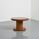 Circular coffee table, popular art 1960