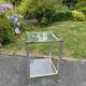 Vintage pedestal table or end table, 70s