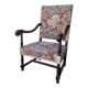 Grand fauteuil "Os de Mouton" — Style Louis XIII, fin XIXe siècle