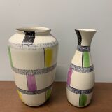 Mid-century vase from bay keramik, set of 2