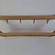ULUV Czechoslovakian Mid-Century Wooden Wall Coat Rack, circa 1970