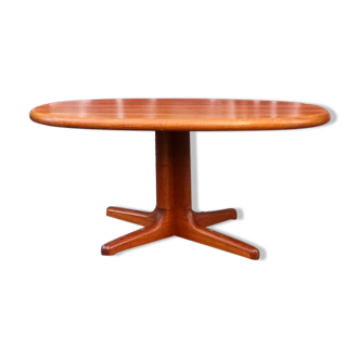 Oblong coffee table in solid teak Glostrup Denmark 1960 ́s