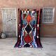 Tapis Marocain Boucherouite coloré - 138 x 256 cm