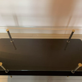 Table basse en verre années 50/60