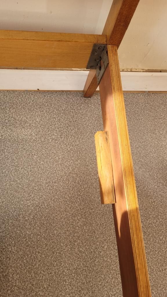 Bed scandinavian teak 1990