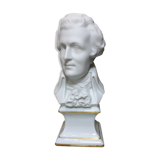 Bust Mozart biscuit porcelain from Limoges