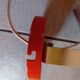 Spot orange et inox brossé années 70