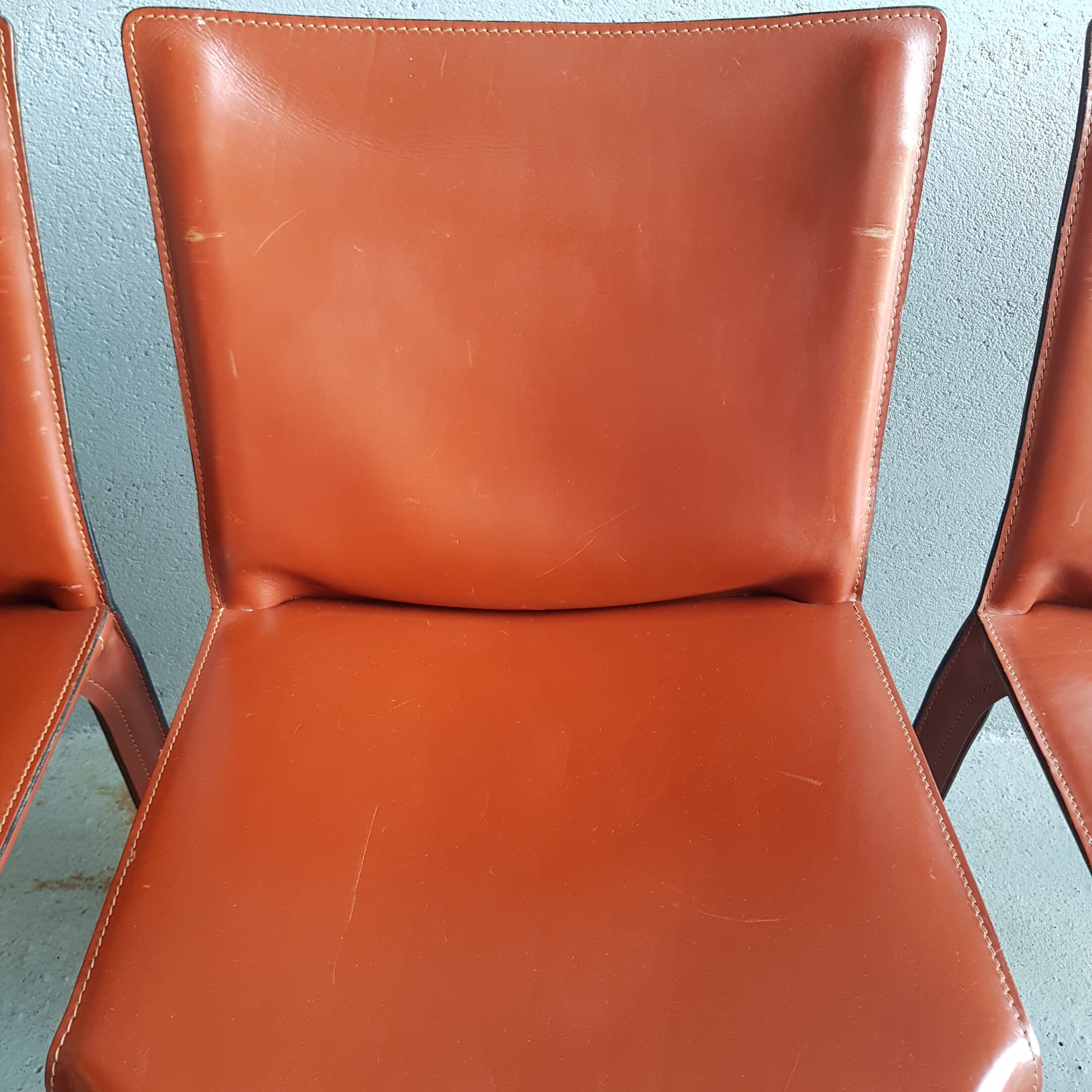 Cab 412 chairs by Mario Bellini for Cassina