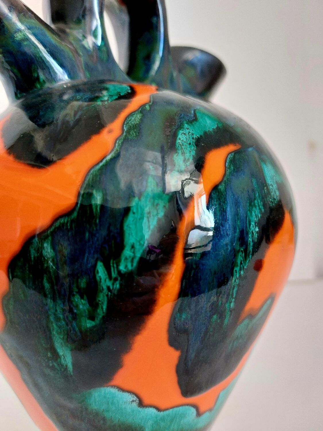 Vintage Ricard ceramic vase