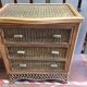Rattan dresser