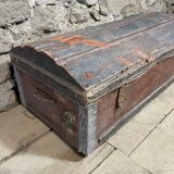 Curved wooden trunk