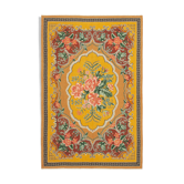 Fait à la main vintage moldov jaune kilim 197 cm x 291 cm - 23440