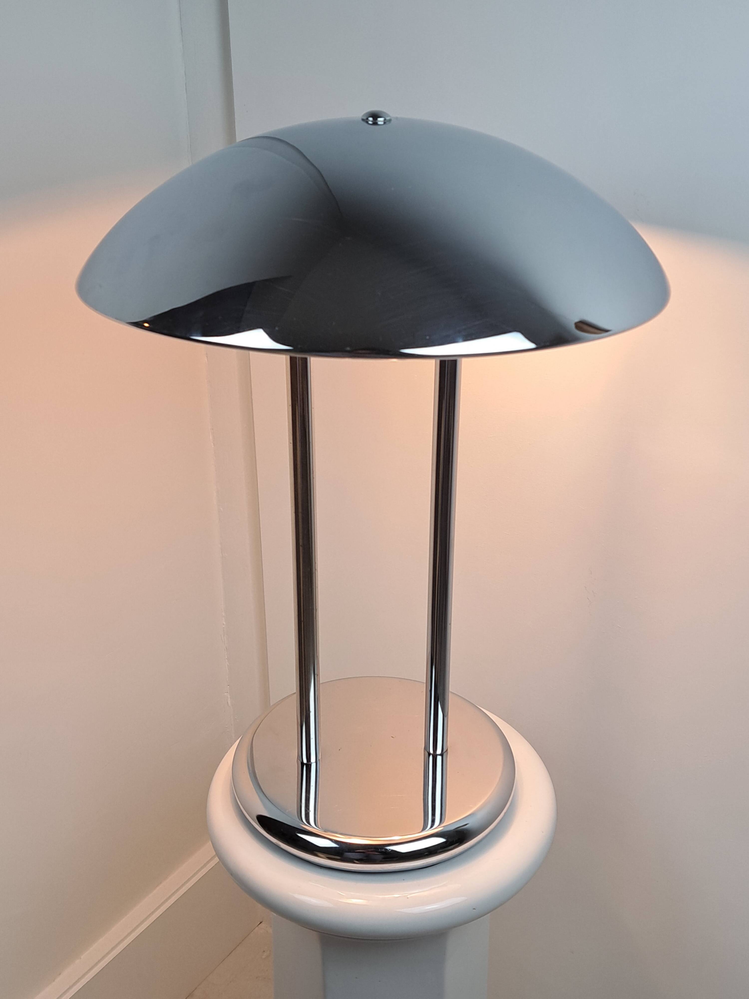 Vintage chrome lamp Robert Sonneman for Ikea 80s