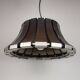Vintage metal pendant attributed to Elio Martinelli for Martinelli Luce, Italy, 1960s.
