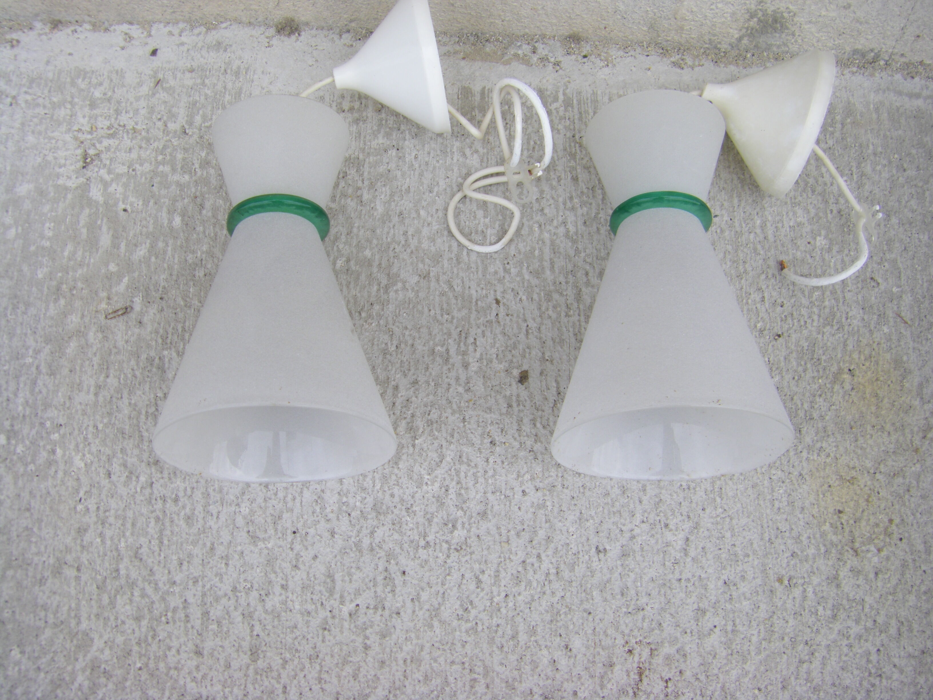 Paire de suspensions Diabolo vintage