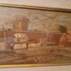 oil painting on panel signed and dated - seascape - harbor