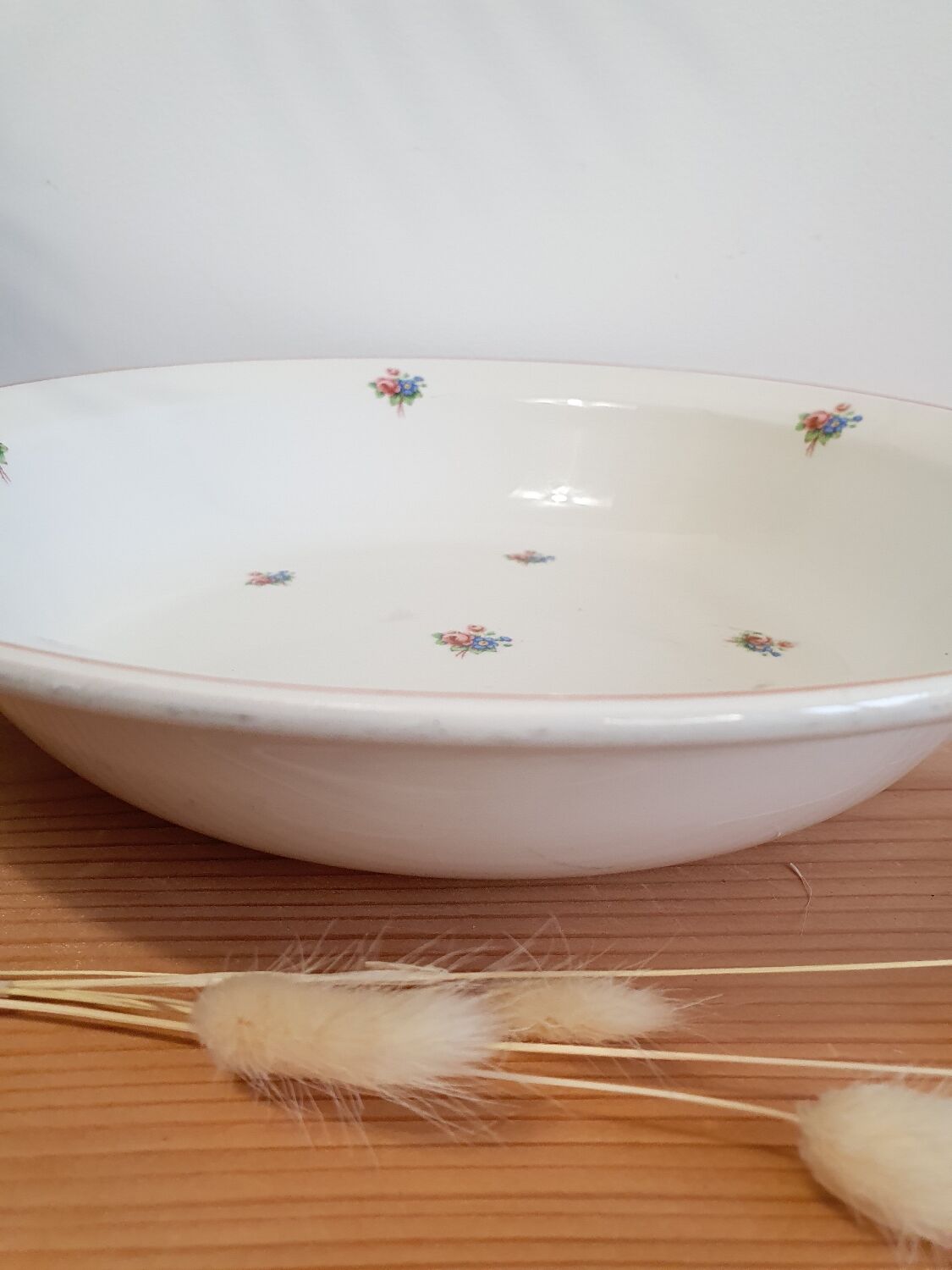 Hollow vintage ceramic dish