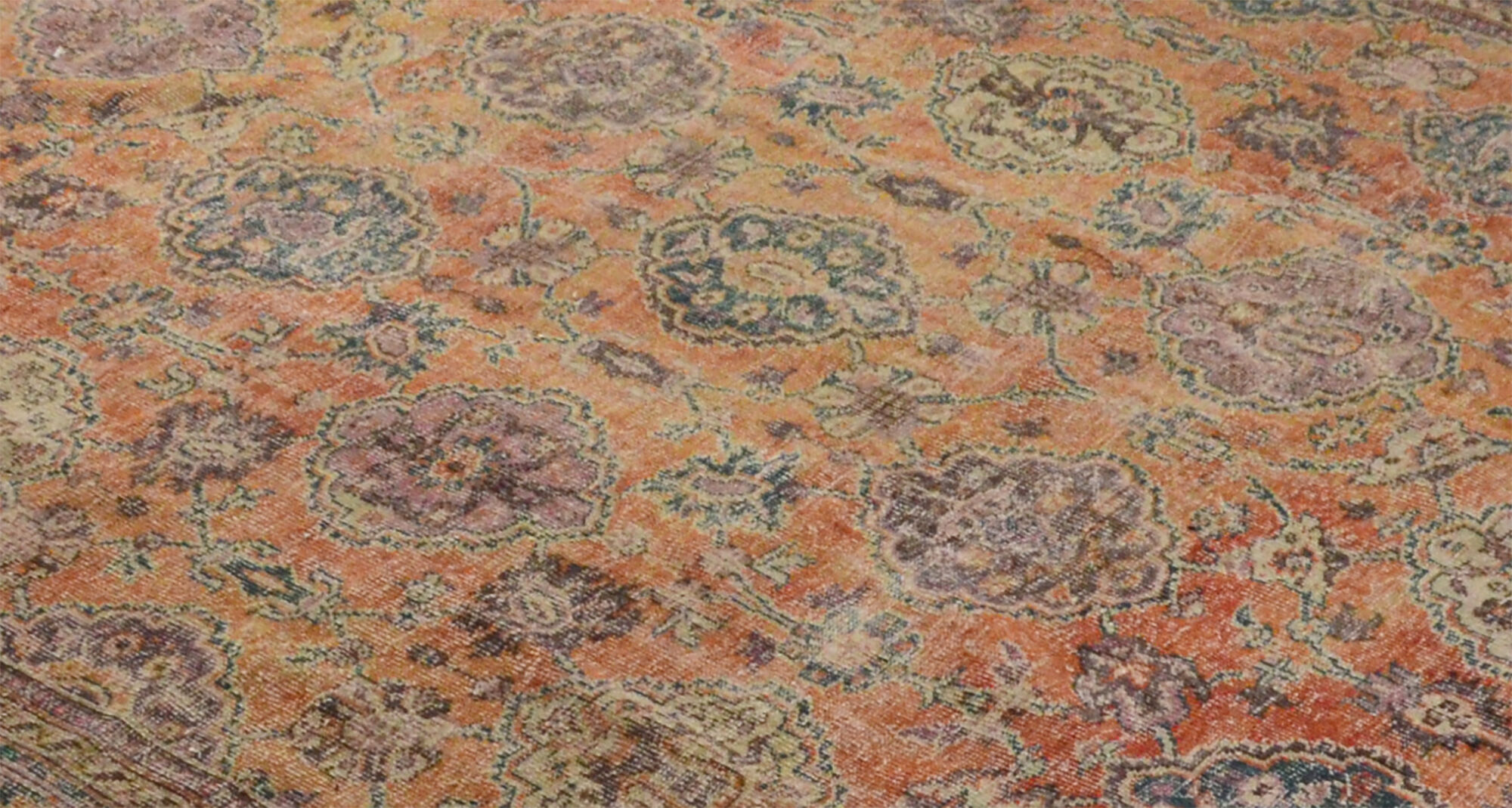 Anatolian handmade vintage rug 364 cm x 268 cm