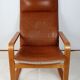 Poang leather armchair by Noboru Nakamura for Ikèa