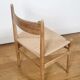 Set of 2 Hans J. Wegner CH36 dining chairs for Carl Hansen & Søn in solid oak