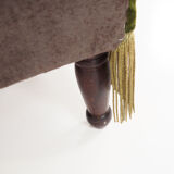 Antique sofa-bed in green colour