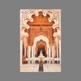 Drawing. paint. Arab mosque. Islamic art. Arabic art.