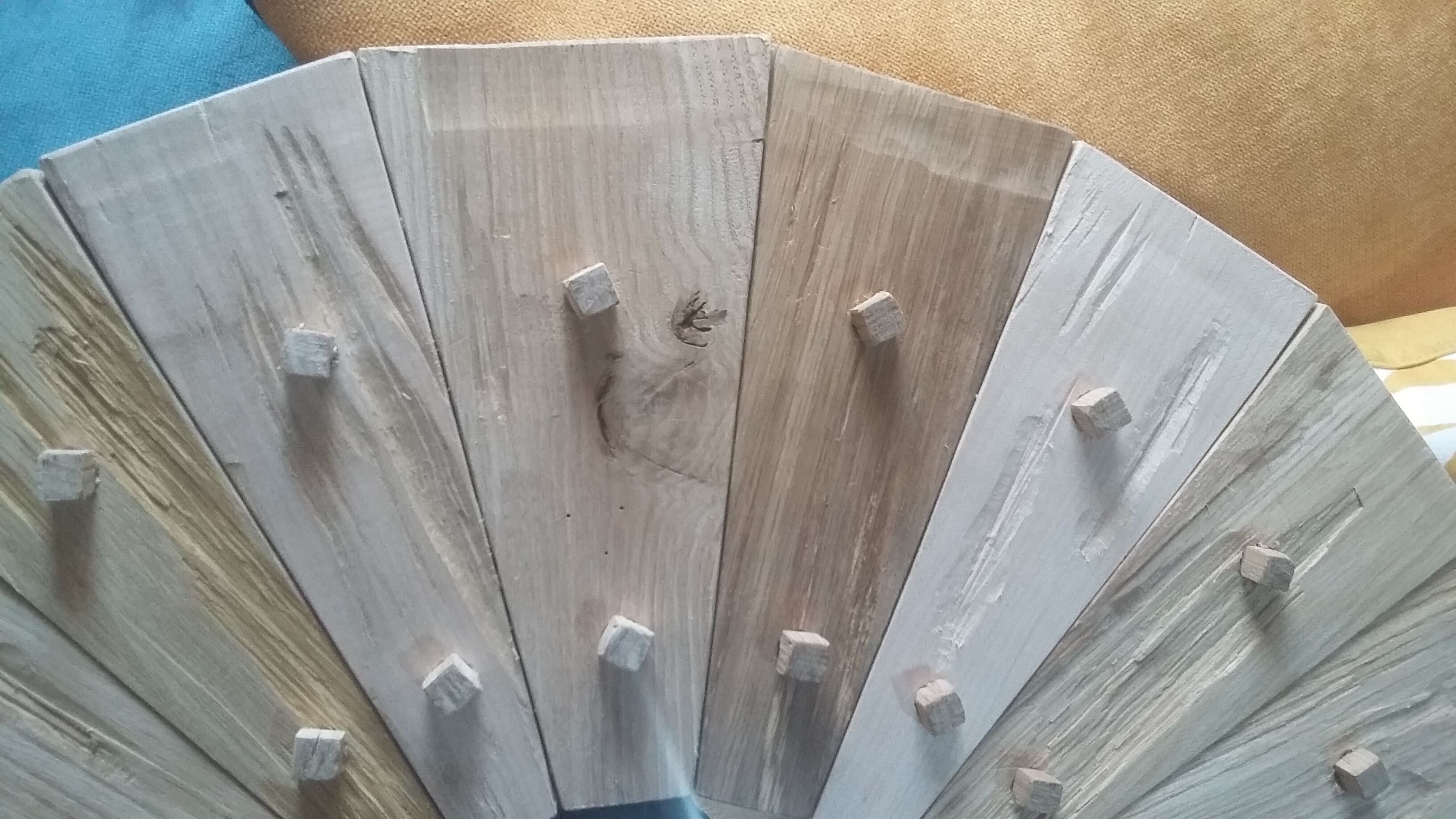 60cm solid wood mirror