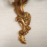 Stylish Vintage French Bronze Double Wall Sconces with Acanthus Leaf Detail