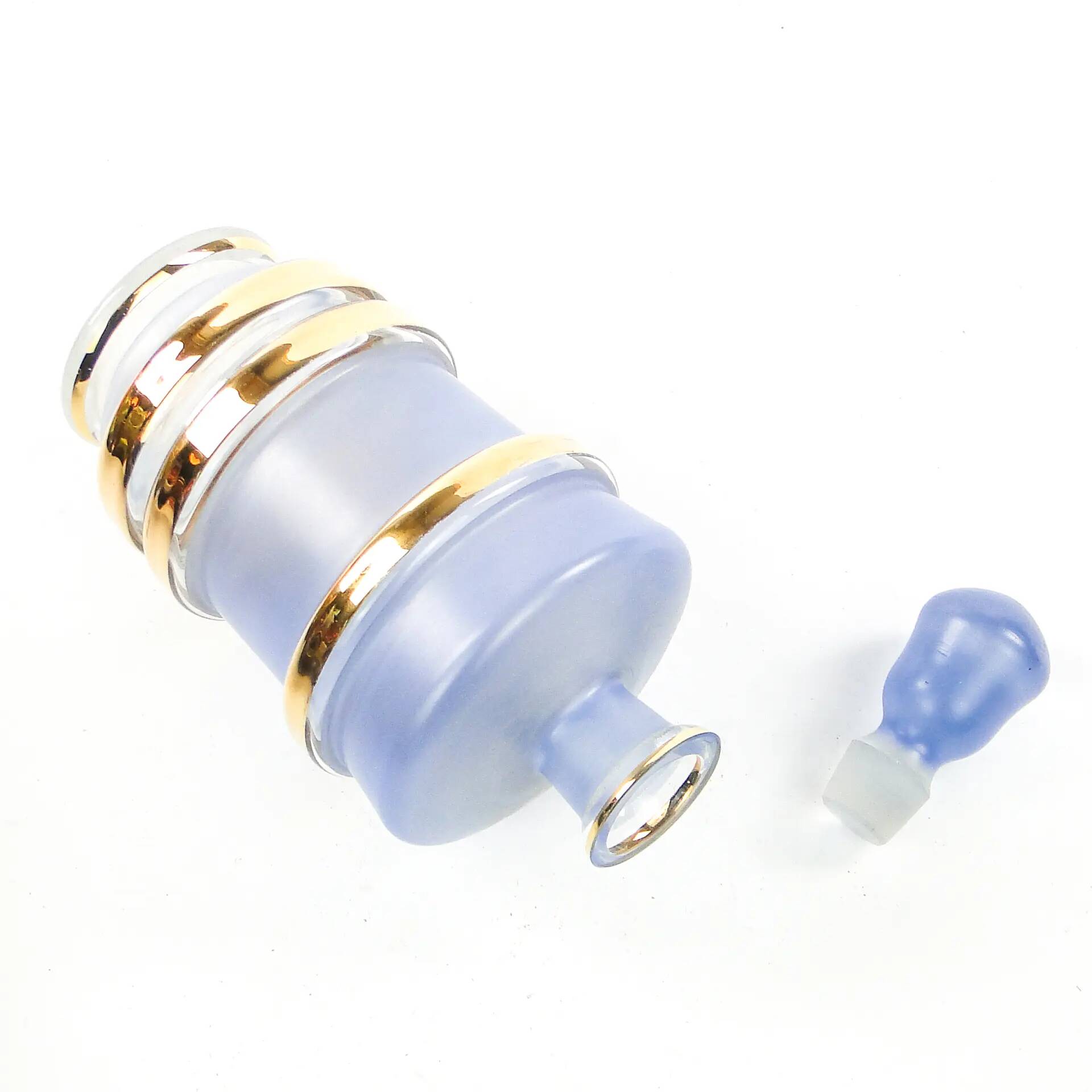 Carafe moderne du milieu du siècle, en verre, Kamenický Šenov, Tchécoslovaquie, années 1950.