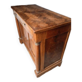 Buffet Empire period bronze marquetry walnut and fruit tree