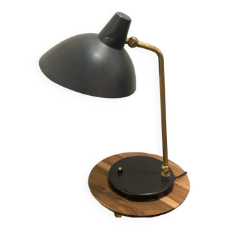 Lampe de bureau vintage en métal, par Alfred Müller pour Amba, 1950